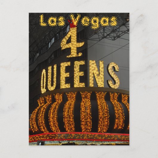 Carte Postale Las Vegas 4 Queens (Devant)