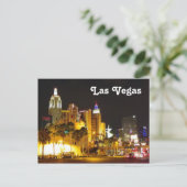 Carte Postale Las Vegas at Night Postcard! (Debout devant)