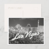 Carte postale Las Vegas Black & White Photo (Devant / Derrière)