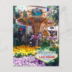 Carte Postale Las Vegas Botanical Garden avec Affiche de bienven