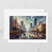 Carte Postale Las Vegas Cityscape, (Devant / Derrière)