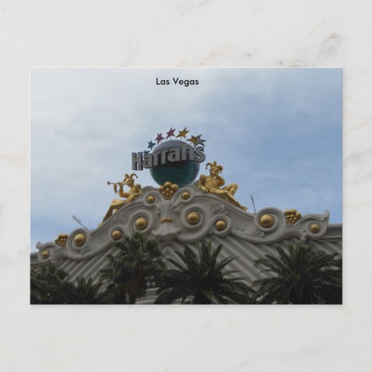 Carte Postale Las Vegas de Harrah (Devant)