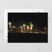 Carte postale Las Vegas Fireworks (Devant / Derrière)