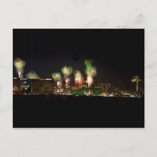Carte postale Las Vegas Fireworks