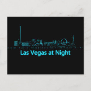Carte Postale Las Vegas la nuit