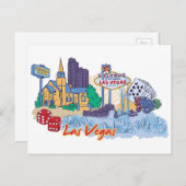Carte Postale Las Vegas, Nevada (Devant / Derrière)