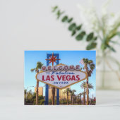 Carte Postale Las Vegas Nevada | Panneau de bienvenue (Debout devant)