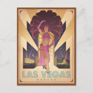 Carte Postale Las Vegas, Nevada   Showgirl