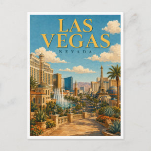 Carte Postale Las Vegas Nevada The Strip GeoSaga