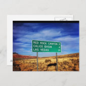 Carte postale Las Vegas Red Rock Canyon (Devant / Derrière)
