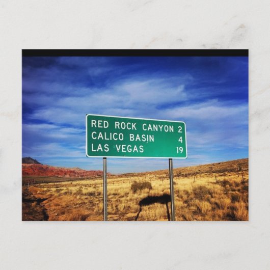 Carte postale Las Vegas Red Rock Canyon (Devant)