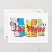 Carte Postale Las Vegas-Sin-City (Devant / Derrière)