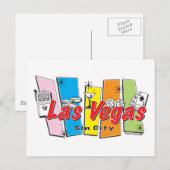 Carte Postale Las Vegas Sin City (Devant / Derrière)
