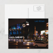 CARTE POSTALE LAS VEGAS STRIP #1 (Devant / Derrière)