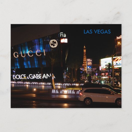 CARTE POSTALE LAS VEGAS STRIP #1 (Devant)