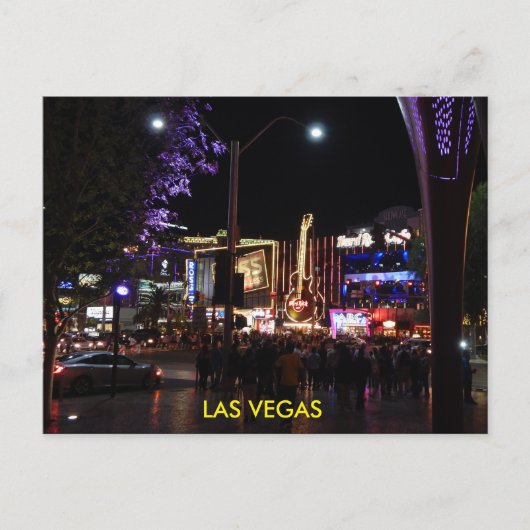 CARTE POSTALE LAS VEGAS STRIP #3 (Devant)