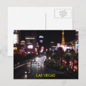 CARTE POSTALE LAS VEGAS STRIP #4 (Devant / Derrière)