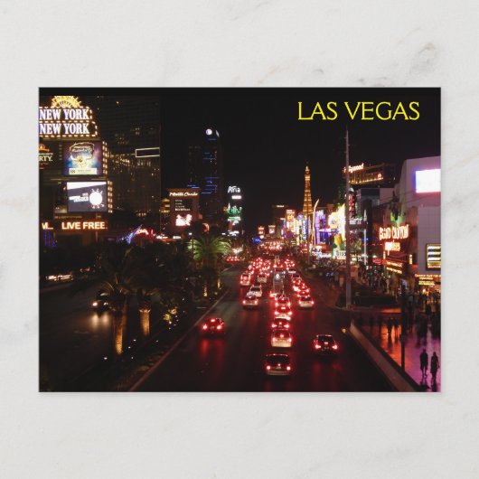 CARTE POSTALE LAS VEGAS STRIP #5 (Devant)