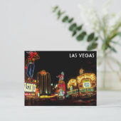 Carte Postale Las Vegas Strip at Night Casino Neon Lights (Debout devant)