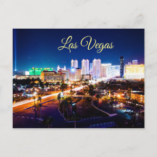 Carte Postale Las Vegas Strip at Night Postcard