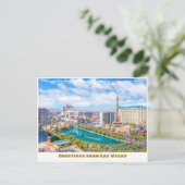 Carte Postale Las Vegas Strip depuis le sommet (Debout devant)