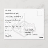 Carte Postale Las Vegas Strip Lights à la nuit (Dos)