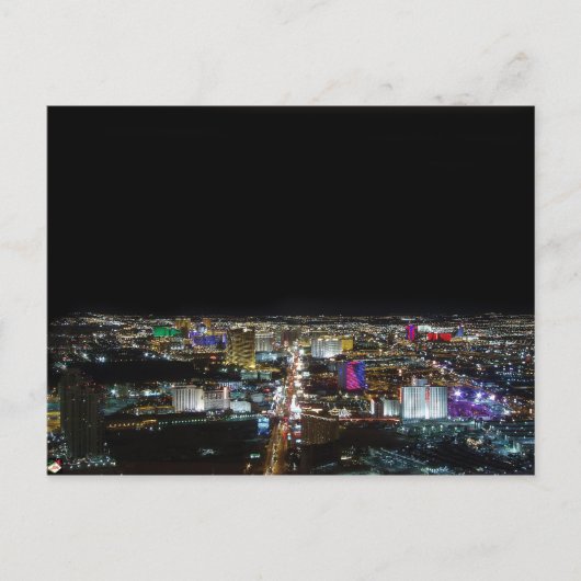 Carte postale Las Vegas Strip Wide Angle View (Devant)