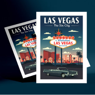 Carte Postale Las Vegas vintage