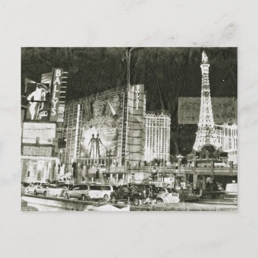 Carte postale Las Vegas vintage inspirée (Devant)