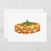 Carte Postale Lasagne (Devant / Derrière)