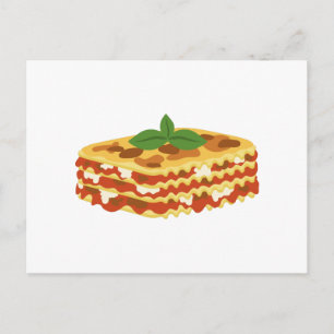 Carte Postale Lasagne