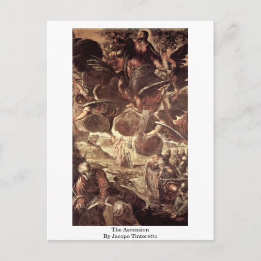 Carte Postale L'Ascension De Jacopo Tintoretto (Devant)