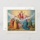 Carte Postale L'ascension de Jésus 1879 (Devant / Derrière)