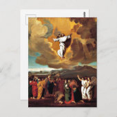 Carte Postale L'Ascension, la peinture d'art (Devant / Derrière)
