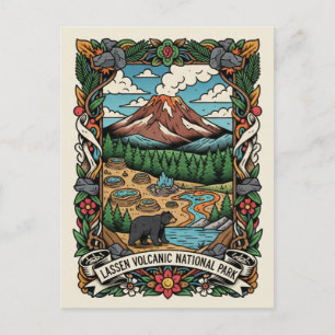 Carte Postale Lassen Volcanic National Park Californie