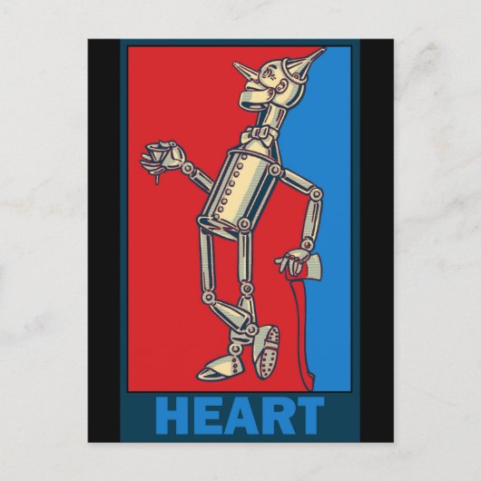 Carte Postale L'Assistant de Denslow d'Oz : Coeur (Devant)