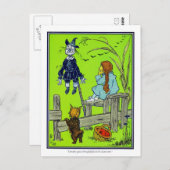 Carte Postale L'Assistant D'Oz : Dorothy A Regardé Avec Réflexio (Devant / Derrière)