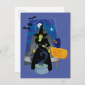 Carte Postale L'Assistant D'Oz™ | La sorcière méchante (Devant / Derrière)