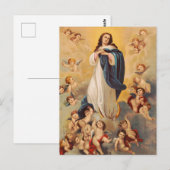 Carte Postale L'Assomption de la Vierge Marie (Devant / Derrière)