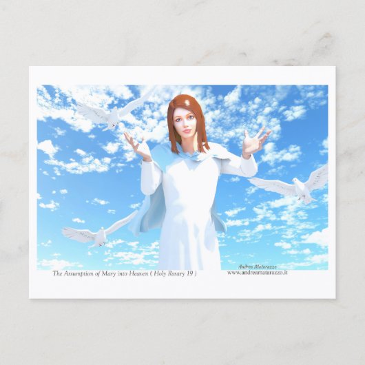 Carte Postale L'Assomption de Marie au Ciel (Devant)