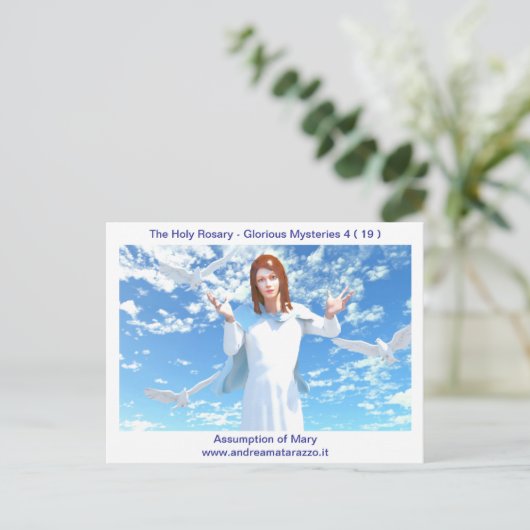 Carte Postale L'Assomption de Marie au Ciel (Debout devant)