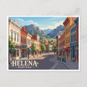 Carte Postale Last Chance Gulch Helena Montana