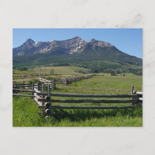 Carte Postale Last Dollar Ranch Road San Juan Range Colorado