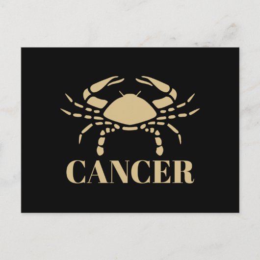 Carte Postale L'astrologie céleste Symbole du cancer de l'Horosc (Devant)