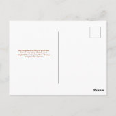 Carte Postale L'astronaute (Dos)