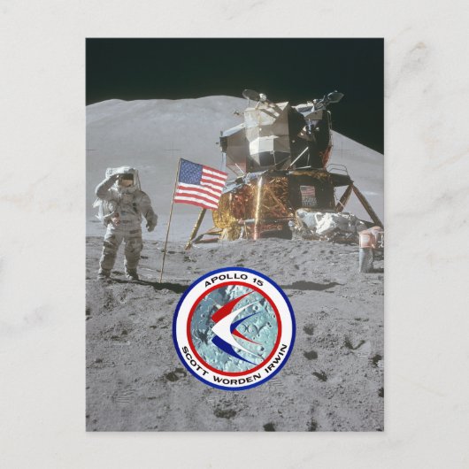 Carte Postale L'astronaute James Irwin (Apollo 15) (Devant)