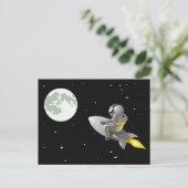 Carte Postale L'Astronaute Sur La Lune (Debout devant)