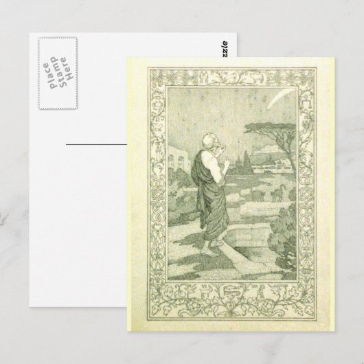 Carte Postale L'astronome (Devant / Derrière)