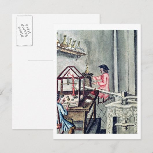 Carte Postale L'atelier des orfèvres, d'un orfèvre b (Devant / Derrière)