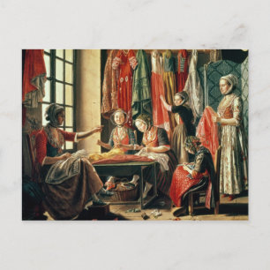Carte Postale L'atelier du couturier, Arles, 1760